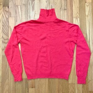 Cashmere Pringle of Scotland Turtleneck Sweater Pink